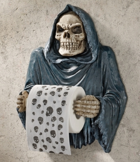 Grim Reaper Sculptural Bath Tissue Tyrant