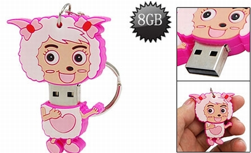 8GB Sheep Design USB 2.0 Flash Memory Drive