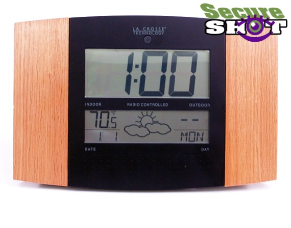  Cordless Atomic Clock Nanny cam