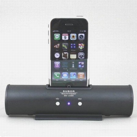 iPhone Speaker 1G, 3G & 3G S iPod Speaker with Docking Station & Remote Control iPhone Speaker 1G, 3G & 3G S iPod Speaker with Docking Station & Remote Control