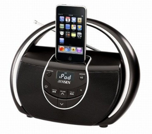 Portable Docking Music System for iPod