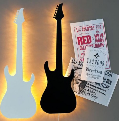 Guitar Wall Light