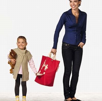 Motherchildbag red