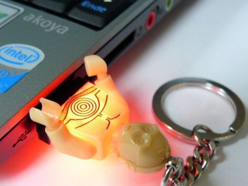16GB USB Micro Stick in a new limited collector Model golden Droid