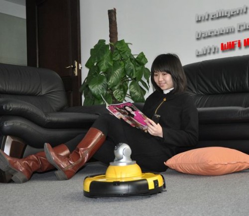 Intelligent Robot Vacuum Cleaner with Wireless IP Camera