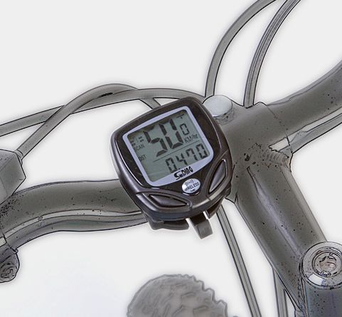 Wireless Bike Computer - Odometer + Time