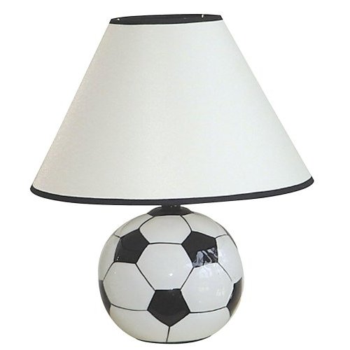 Ceramic Soccer Ball Lamp