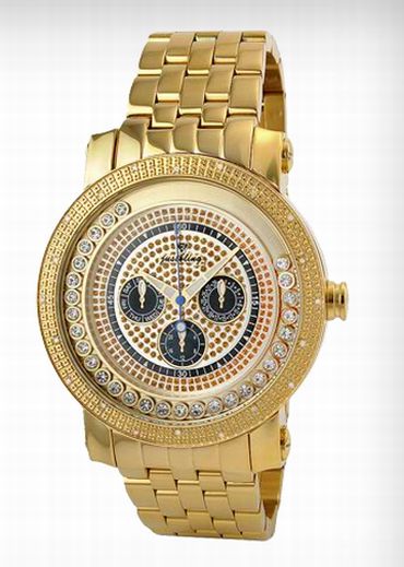 Just Bling Men's JB-6211-B "Inferno Gold"