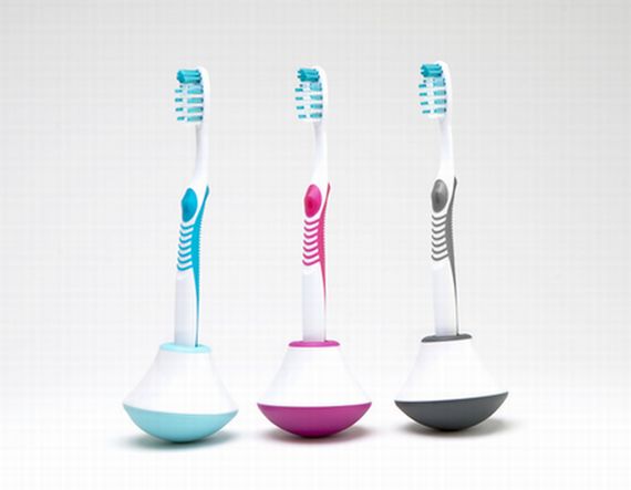 Bobble Brush Wobbling Toothbrush Stand