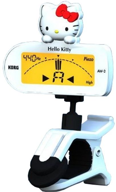 Hello Kitty Guitar Clip Tuner