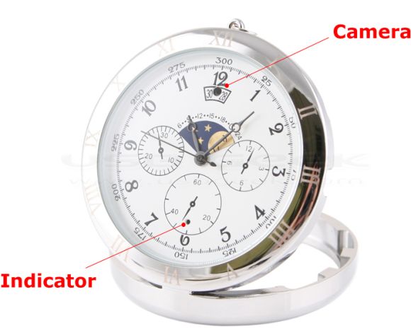 Spy Camera Pocket Watch