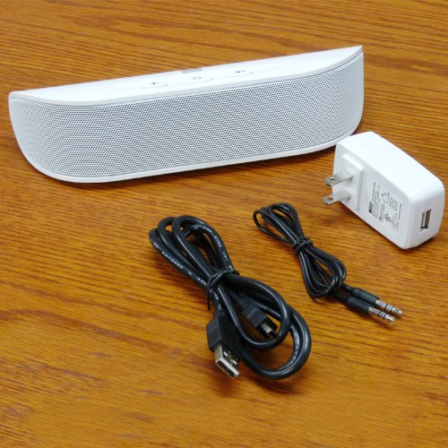 GOgroove SonaWAVE - Hi-Fidelity 2.1 Channel Portable SOUND BAR with built-in Subwoofer - for iPhone / iPod / iPad / Android Phones / PC / Laptop