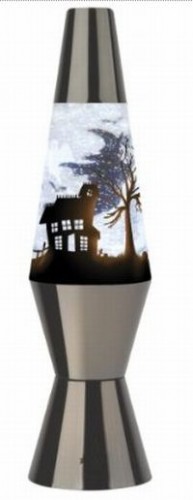 Lava Lite 1612-6 Mystical Glitter Rotating Design with Outer Skin 10-Inch Halloween Lamp