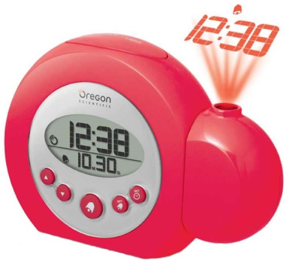 ColourBerry Projection Clock in Red