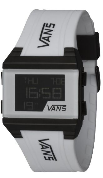 Vans Unisex VN-0HD9YX4 Scope White Black Digital PU Watch