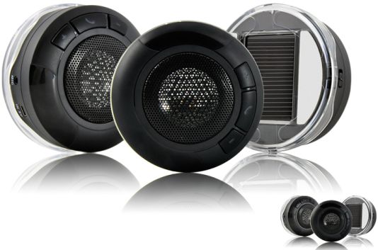 Solar Powered Car Bluetooth Kit with Loudspeaker