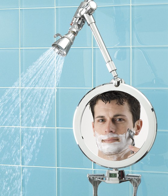 Telescoping Shower Mirror
