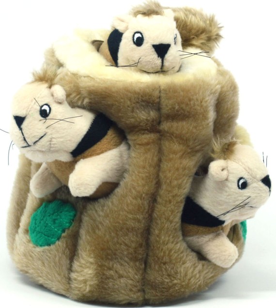 Kyjen Hide-A-Squirrel Puzzle Toy for Dogs