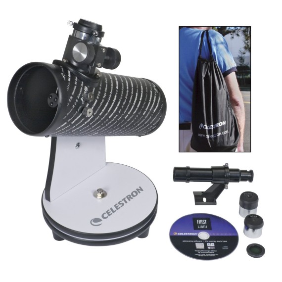 Celestron 21024-A FirstScope Telescope with Accessory Kit