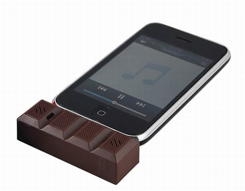 Chocolate Shaped Sweet Mini Portable Speaker for iPod iPhone