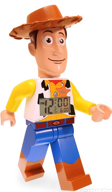 Woody LEGO Minifigure Alarm Clock