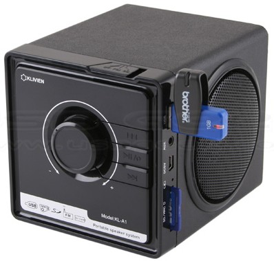 USB Retro Speaker with FM Radio + MP3 Player