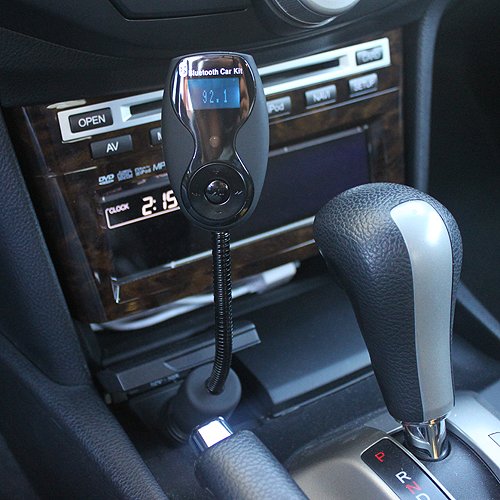 Premium Bluetooth Car Kit FM Transmitter and Hands-Free