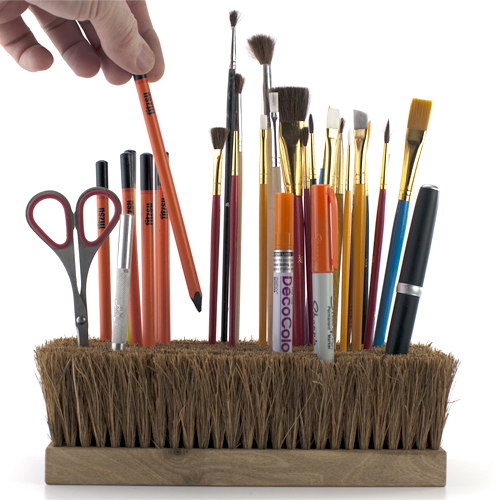 Office Brush Pen Holder