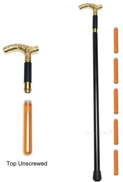 Brandy Smuggler Walking Cane Flask