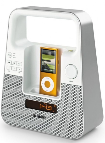 Memorex MI2601P TagAlong Portable Boombox for iPod and iPhone