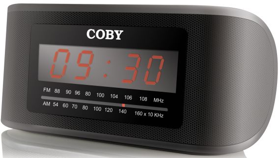 COBY Digital AM/FM Alarm Clock Radio Sensitive AM/FM Tuner Alarm Clock With Sleep/Snooze Timers