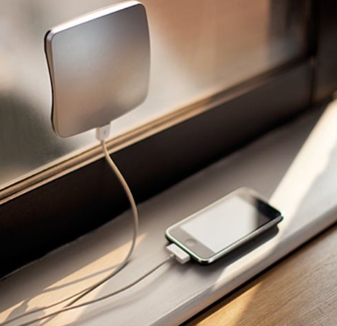 Solar charging window