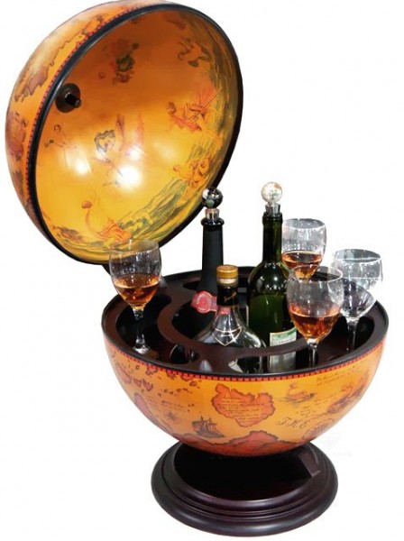 Turin Tabletop 16.5” Italian Replica Globe Bar