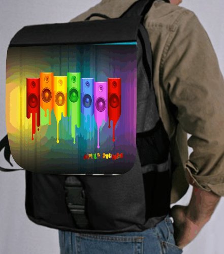 Colored Speakers design Back Pack -