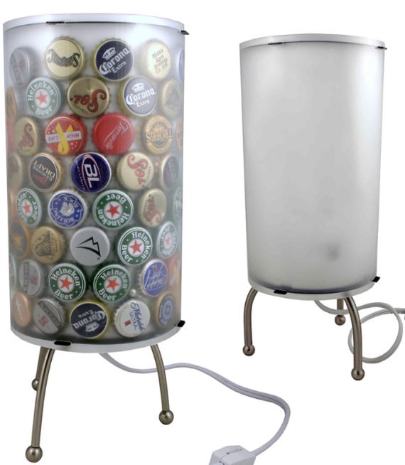 Recycled Bottle Cap Table Lamp Kit