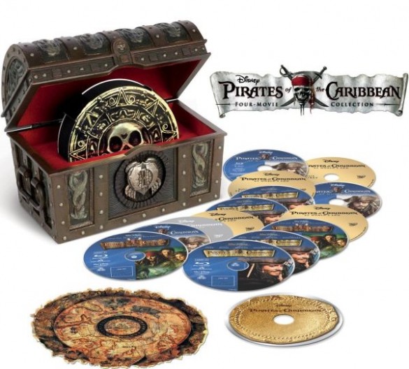 Pirates of the Caribbean Four-Movie Collection (Blu-ray + Digital Copy)