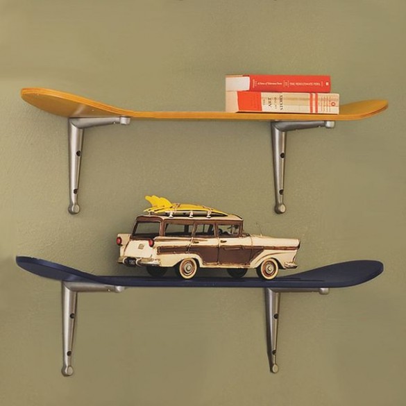 Polička skateboard Polička, bytový doplnok