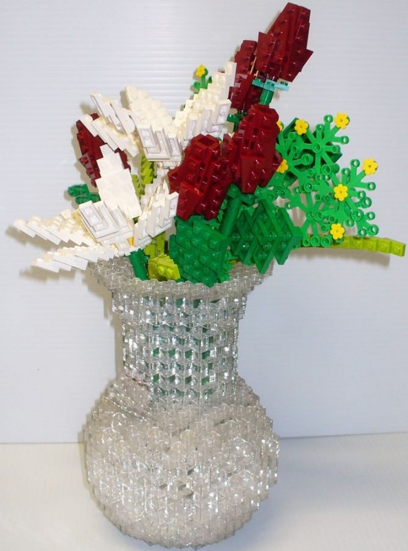 Bouquet of Custom LEGO Rosebuds