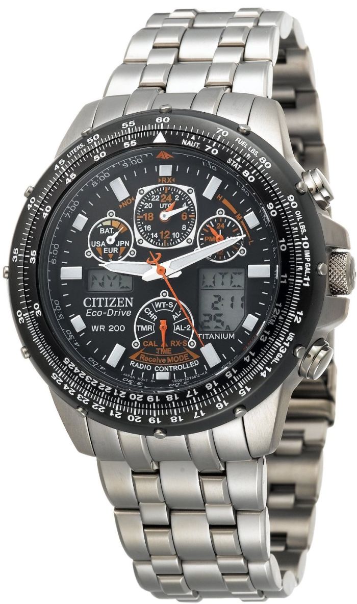 Citizen Men's JY0010-50E Eco-Drive Skyhawk A-T Titanium Watch