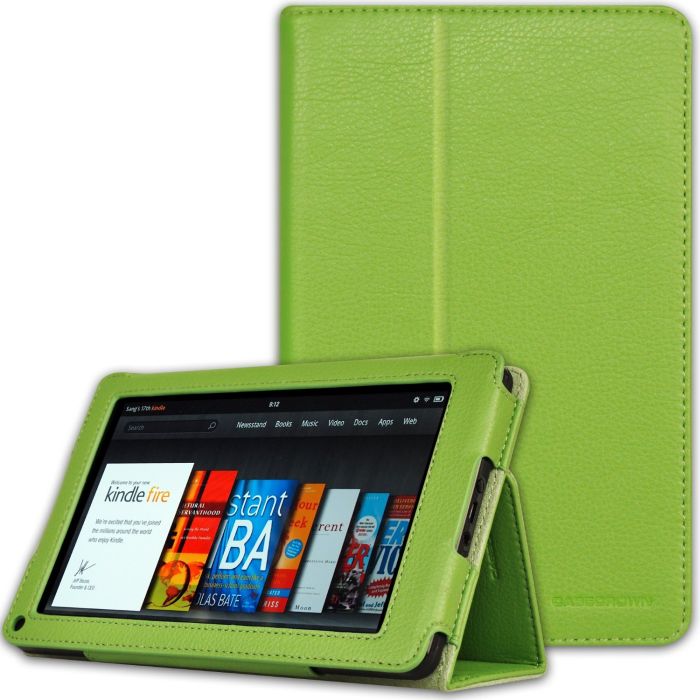 CaseCrown Bold Standby Case (Green) for Amazon Kindle Fire Tablet