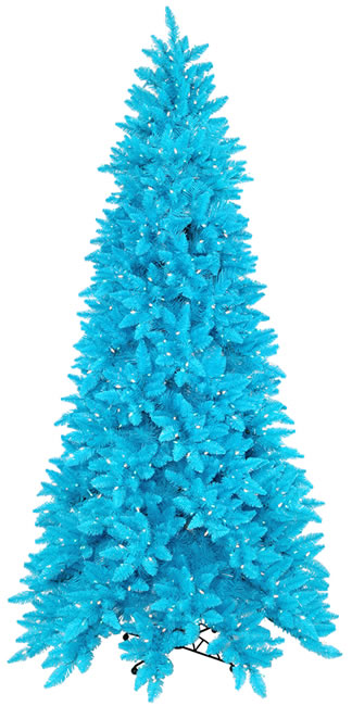 blue tree