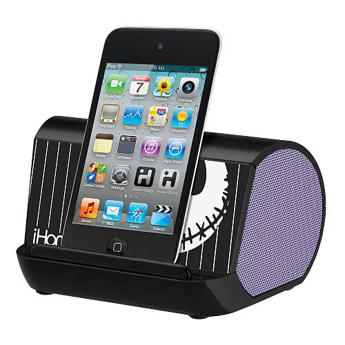 Nightmare Before Christmas Dual Alarm Clock Speaker System for iPod