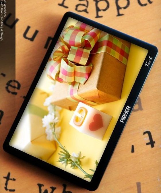 4.3 inch Touch Screen MP4 player/ MP3 player/ FM Radio,4GB Capacity