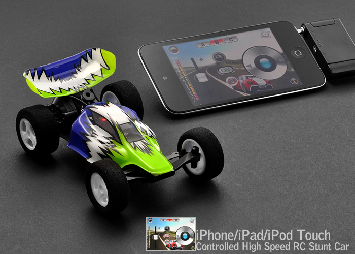 iPhone/iPad/iPod Touch Controlled High Speed RC Stunt Car iPhone/iPad/iPod Touch Controlled High Speed RC Stunt Car