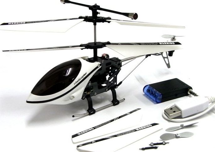 iPhone/iPad/iTouch RC Controlled 3CH i-helicopter 