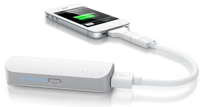 Innergie 2.1 Amp Portable Pocket Rechargeable Battery and Charger for USB Devices