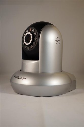 Wireless/Wired Pan & Tilt IP/Network Camera with 8 Meter Night Vision and 3.6mm Lens