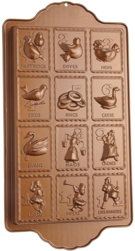 Metallic 12 Days of Christmas Cookie Metallic 12 Days of Christmas Cookie