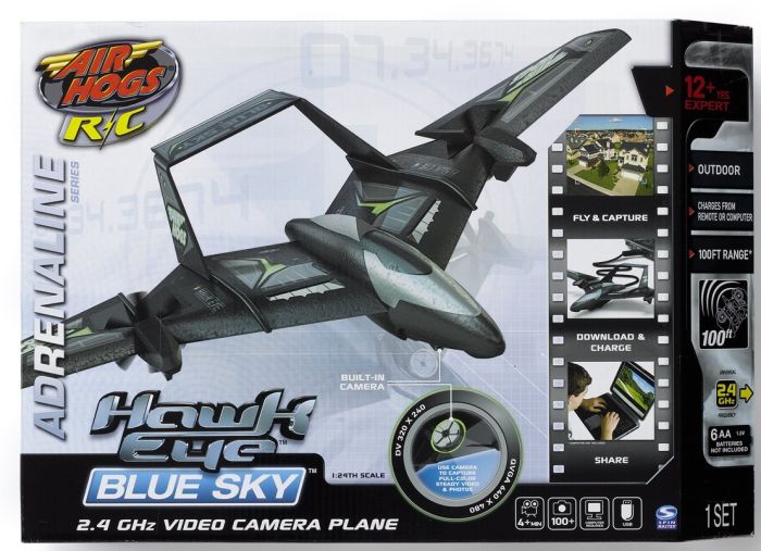 Air Hogs Hawk Eye Blue Sky R/C Plane Air Hogs Hawk Eye Blue Sky R/C Plane