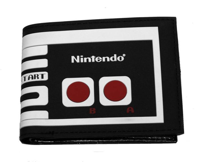 Nintendo Entertainment System NES Retro Controller Bifold Wallet Nintendo Entertainment System NES Retro Controller Bifold Wallet